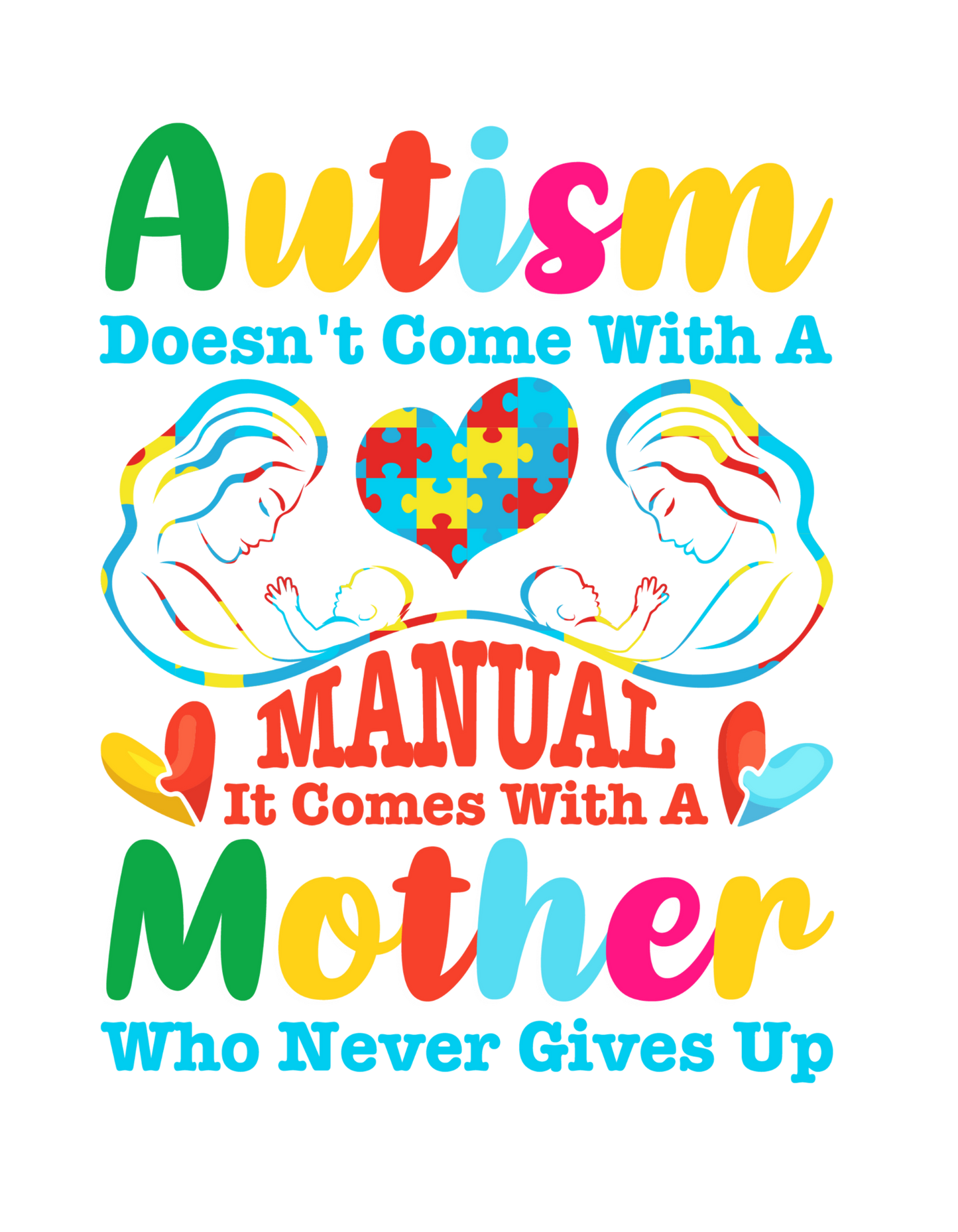 Autism Awareness Sublimation Designs